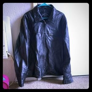 Men's fourteen zero genuine leather jacket size xl